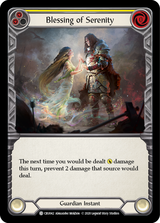 Blessing of Serenity (Yellow) - Crucible of War (1ª Edição)