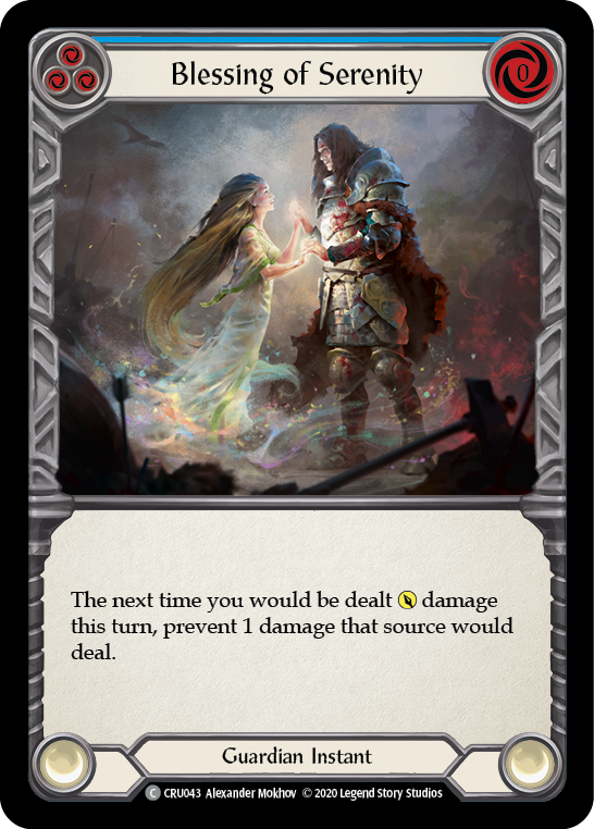 Blessing of Serenity (Blue) - Crucible of War (1ª Edição)