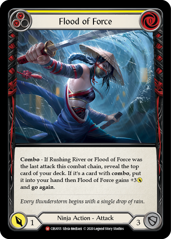 Flood of Force (Yellow) - Flesh and Blood TCG - MoxLand