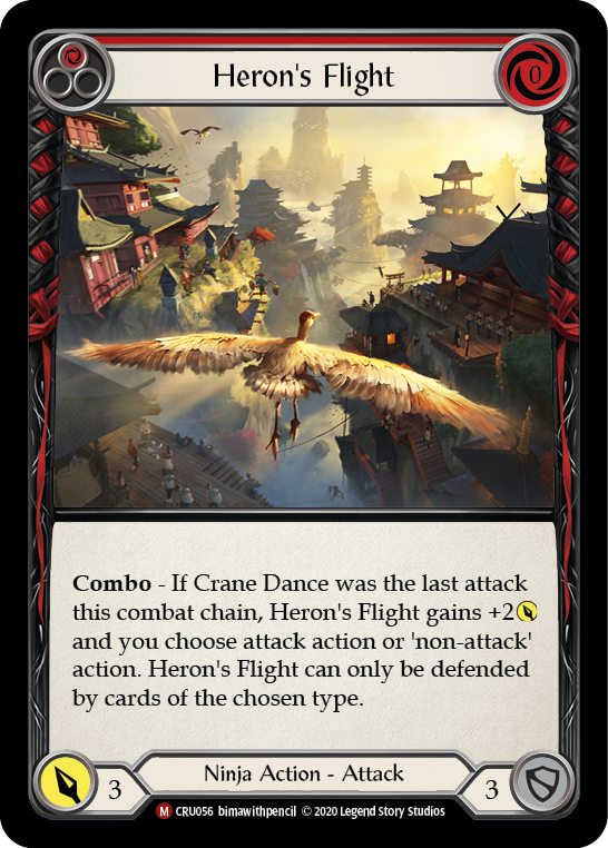 Heron's Flight (Red) - Flesh and Blood TCG - MoxLand