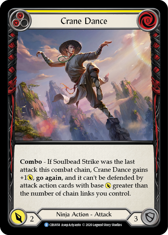 Crane Dance (Yellow) - Flesh and Blood TCG - MoxLand