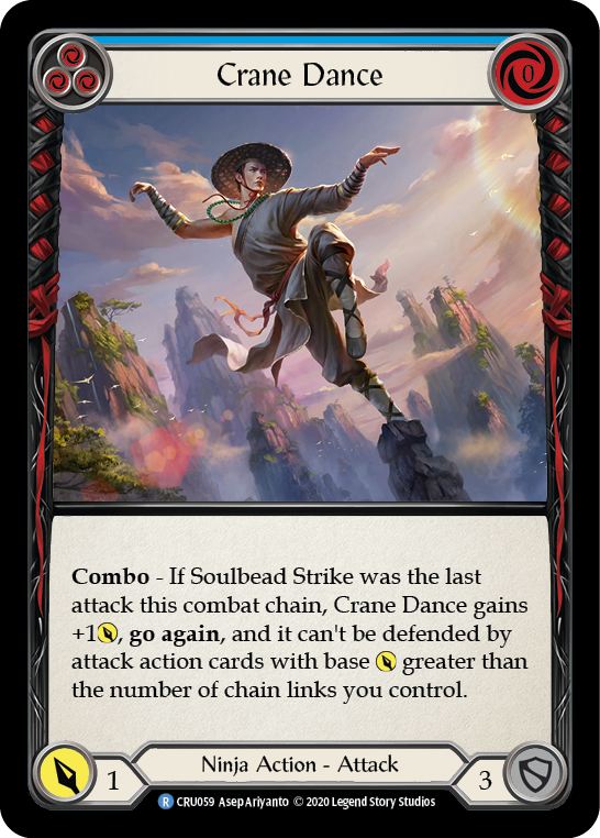 Crane Dance (Blue) - Flesh and Blood TCG - MoxLand