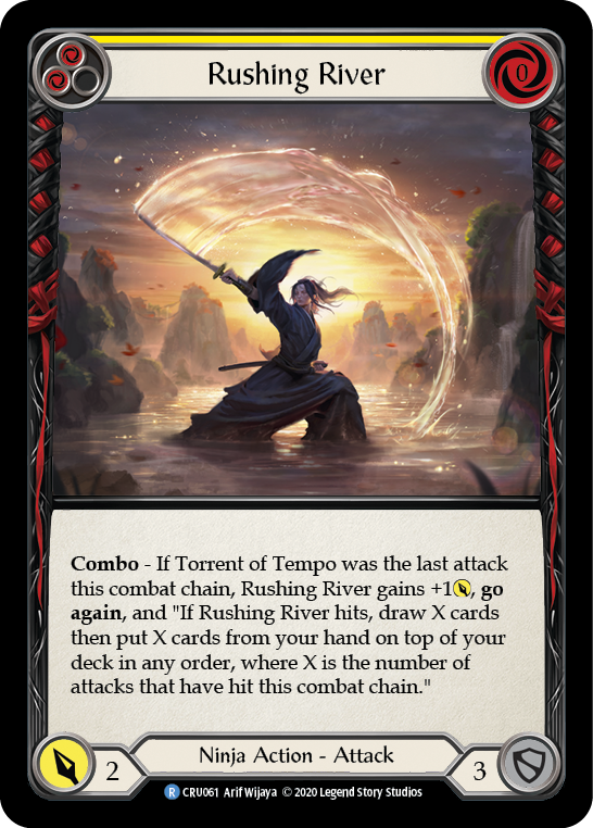 Rushing River (Yellow) - Flesh and Blood TCG - MoxLand