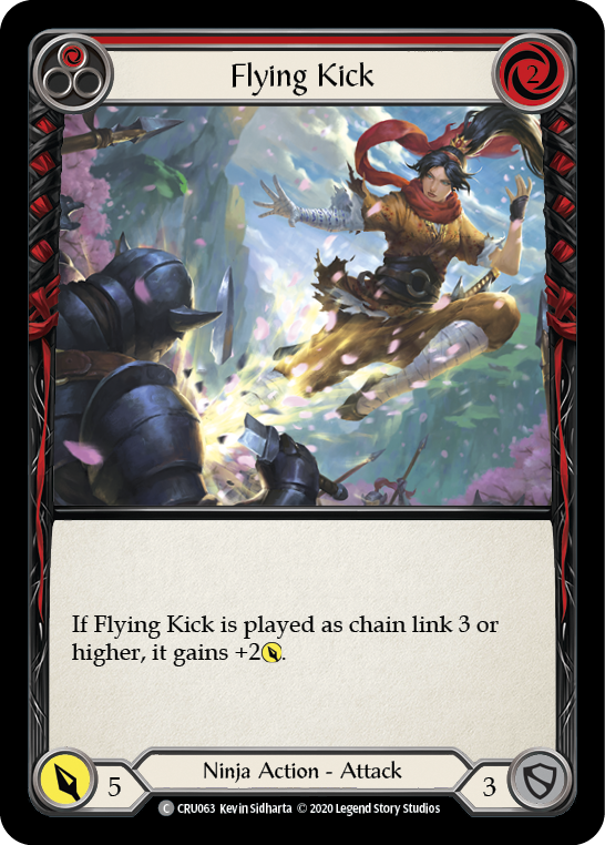 Flying Kick (Red) - Flesh and Blood TCG - MoxLand