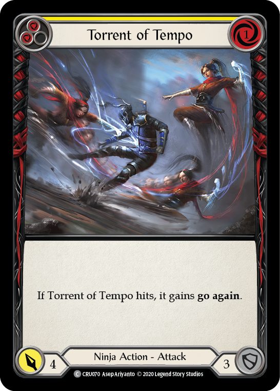 Torrent of Tempo (Yellow) - Flesh and Blood TCG - MoxLand