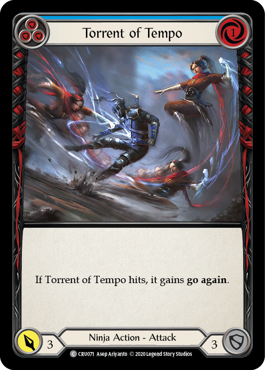 Torrent of Tempo (Blue) - Flesh and Blood TCG - MoxLand