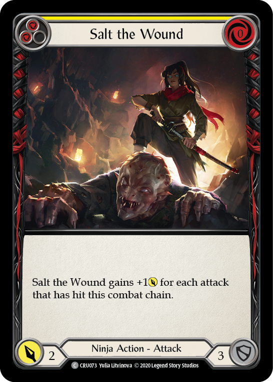 Salt the Wound (Yellow) - Flesh and Blood TCG - MoxLand