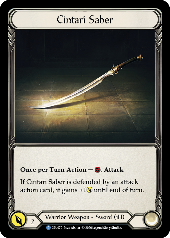 Cintari Saber - Flesh and Blood TCG - MoxLand