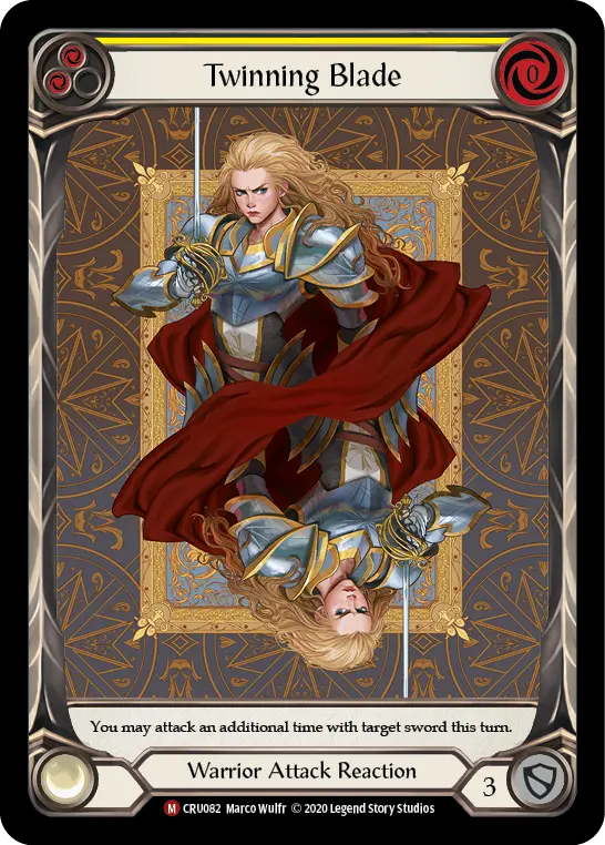 Twinning Blade (Yellow) - Flesh and Blood TCG - MoxLand