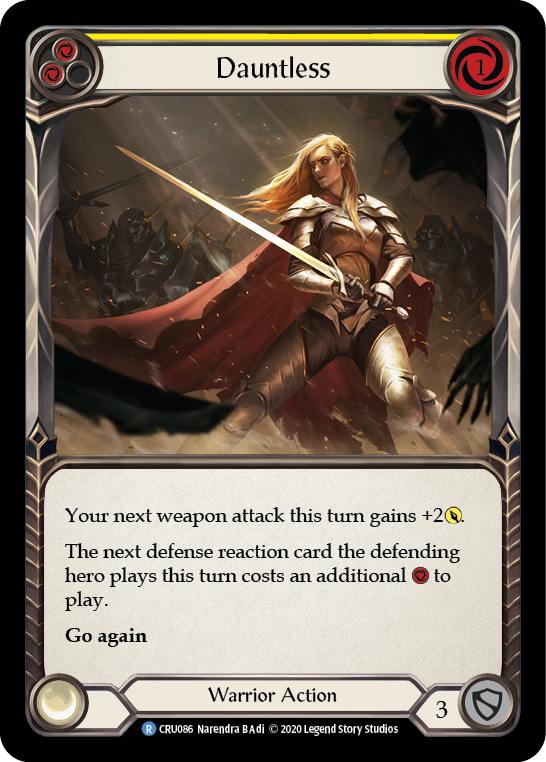 Dauntless (Yellow) - Flesh and Blood TCG - MoxLand