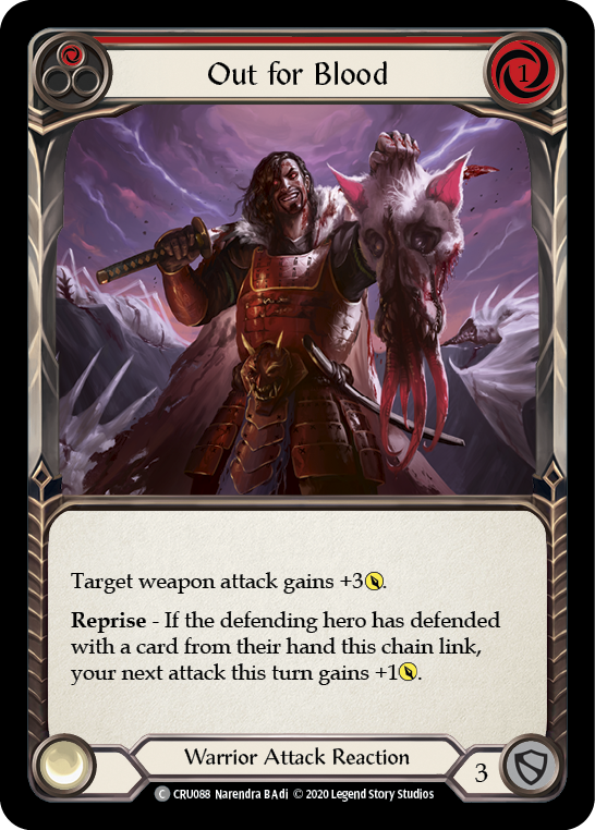 Out for Blood (Red) - Flesh and Blood TCG - MoxLand
