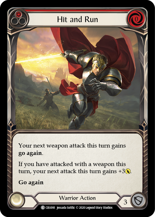 Hit and Run (Red) - Flesh and Blood TCG - MoxLand