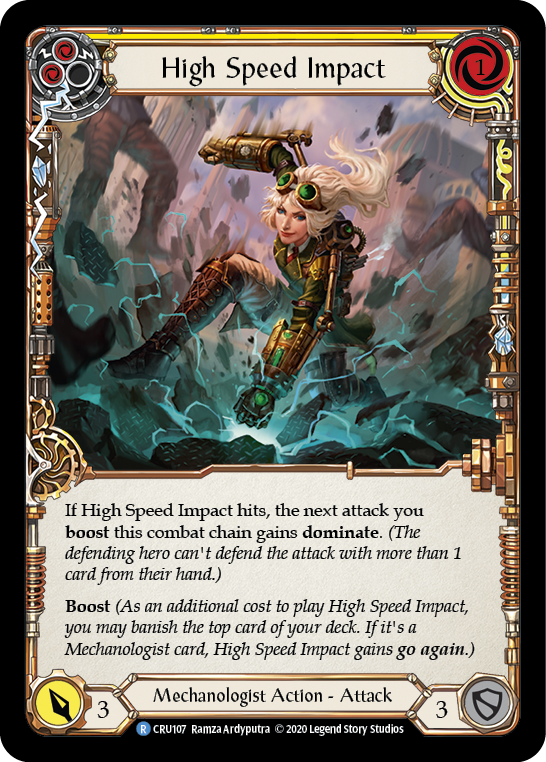 High Speed Impact (Yellow) - Flesh and Blood TCG - MoxLand