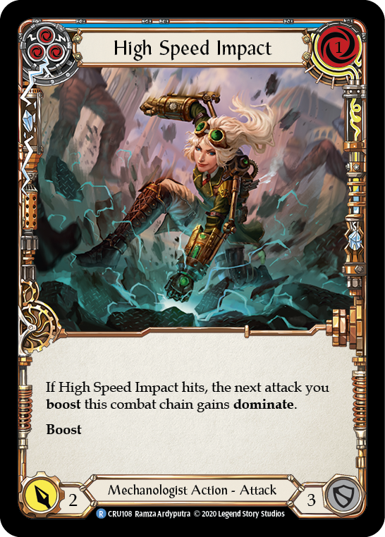 High Speed Impact (Blue) - Flesh and Blood TCG - MoxLand