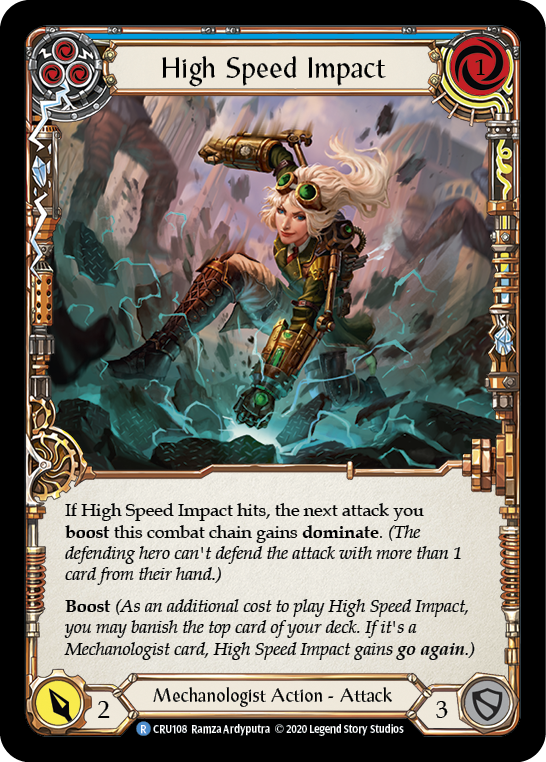 High Speed Impact (Blue) - Flesh and Blood TCG - MoxLand
