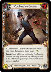 Combustible Courier (Yellow) - Flesh and Blood TCG - MoxLand
