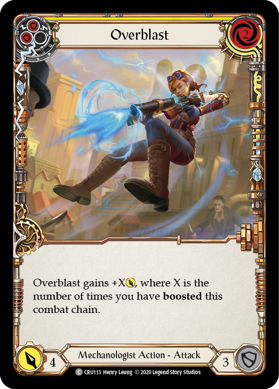 Overblast (Yellow) - Flesh and Blood TCG - MoxLand