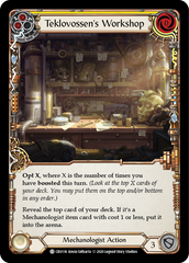 Teklovossen's Workshop (Yellow) - Flesh and Blood TCG - MoxLand