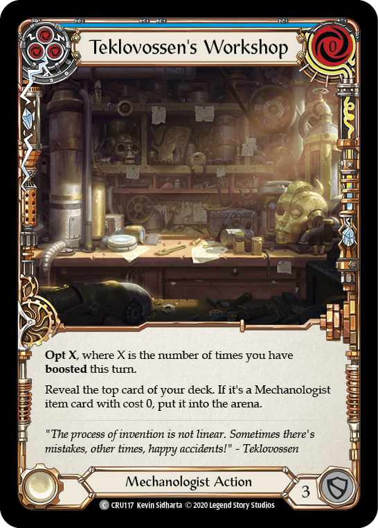 Teklovossen's Workshop (Blue) - Flesh and Blood TCG - MoxLand