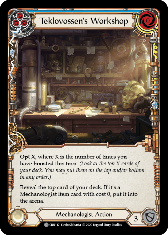 Teklovossen's Workshop (Blue) - Flesh and Blood TCG - MoxLand