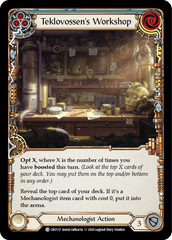 Teklovossen's Workshop (Blue) - Flesh and Blood TCG - MoxLand
