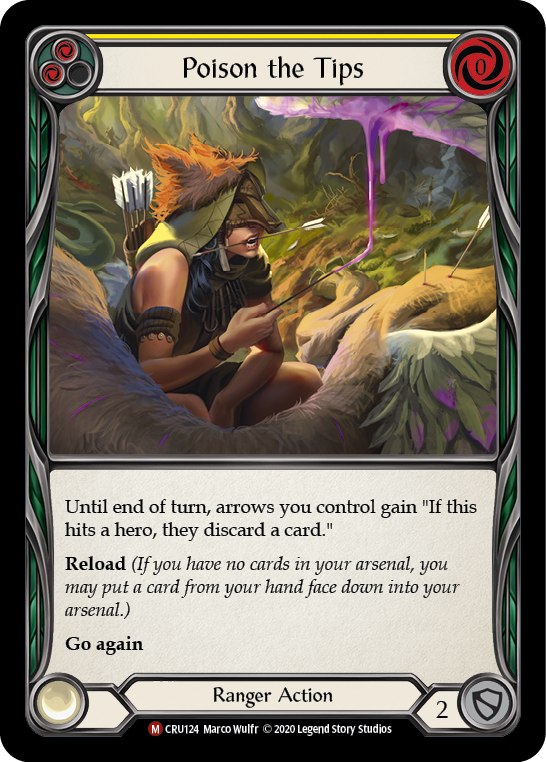 Poison the Tips (Yellow) - Flesh and Blood TCG - MoxLand