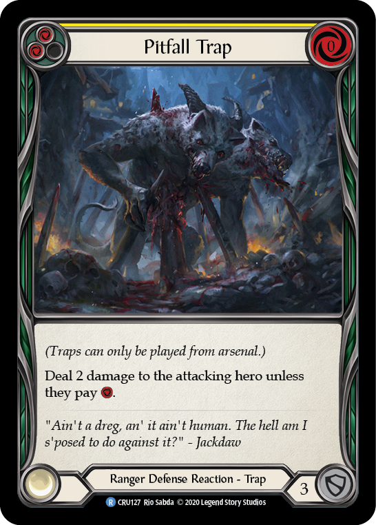 Pitfall Trap (Yellow) - Flesh and Blood TCG - MoxLand