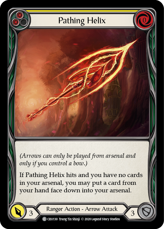 Pathing Helix (Yellow) - Flesh and Blood TCG - MoxLand