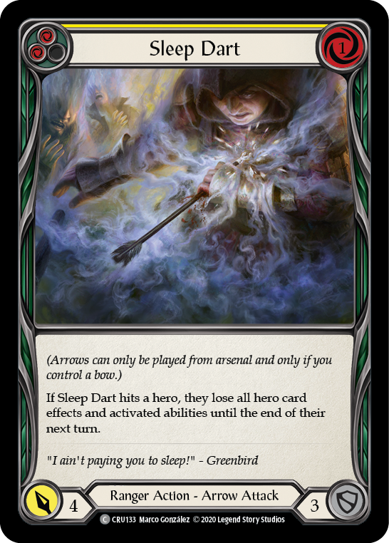 Sleep Dart (Yellow) - Flesh and Blood TCG - MoxLand
