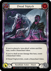 Dread Triptych (Blue) - Flesh and Blood TCG - MoxLand