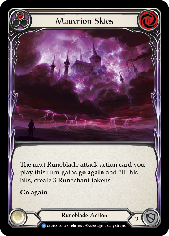 Mauvrion Skies (Red) - Flesh and Blood TCG - MoxLand