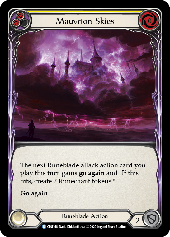 Mauvrion Skies (Yellow) - Flesh and Blood TCG - MoxLand