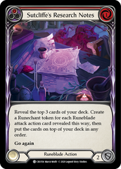 Sutcliffe's Research Notes (Red) - Flesh and Blood TCG - MoxLand
