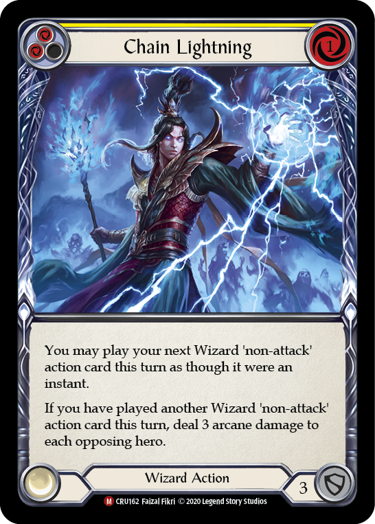 Chain Lightning (Yellow) - Flesh and Blood TCG - MoxLand