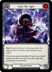Gaze the Ages (Blue) - Flesh and Blood TCG - MoxLand