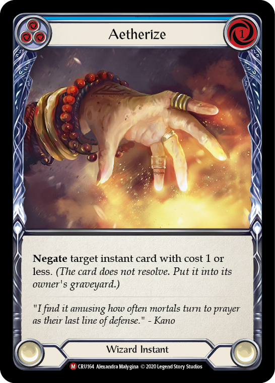 Aetherize (Blue) - Crucible of War (1ª Edição)