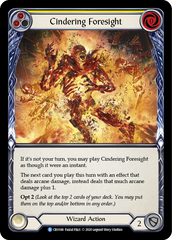 Cindering Foresight (Yellow) - Flesh and Blood TCG - MoxLand