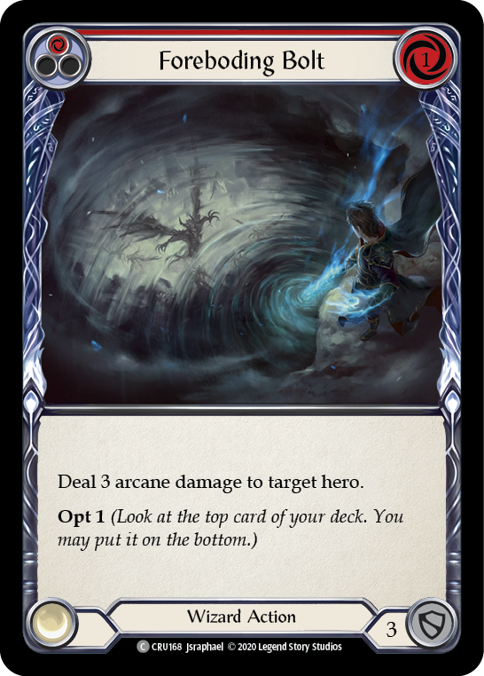 Foreboding Bolt (Red) - Flesh and Blood TCG - MoxLand