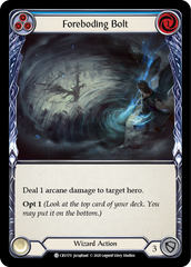 Foreboding Bolt (Blue) - Flesh and Blood TCG - MoxLand