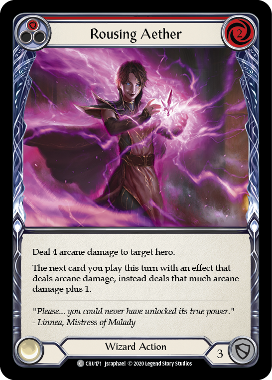 Rousing Aether (Red) - Flesh and Blood TCG - MoxLand