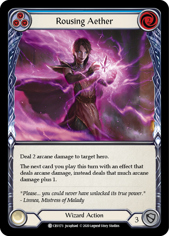 Rousing Aether (Blue) - Flesh and Blood TCG - MoxLand