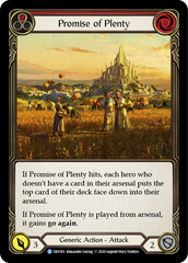 Promise of Plenty (Red) - Flesh and Blood TCG - MoxLand