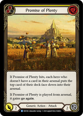 Promise of Plenty (Yellow) - Flesh and Blood TCG - MoxLand