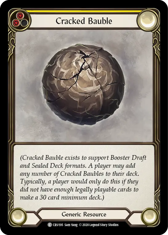 Cracked Bauble (Yellow) - Flesh and Blood TCG - MoxLand