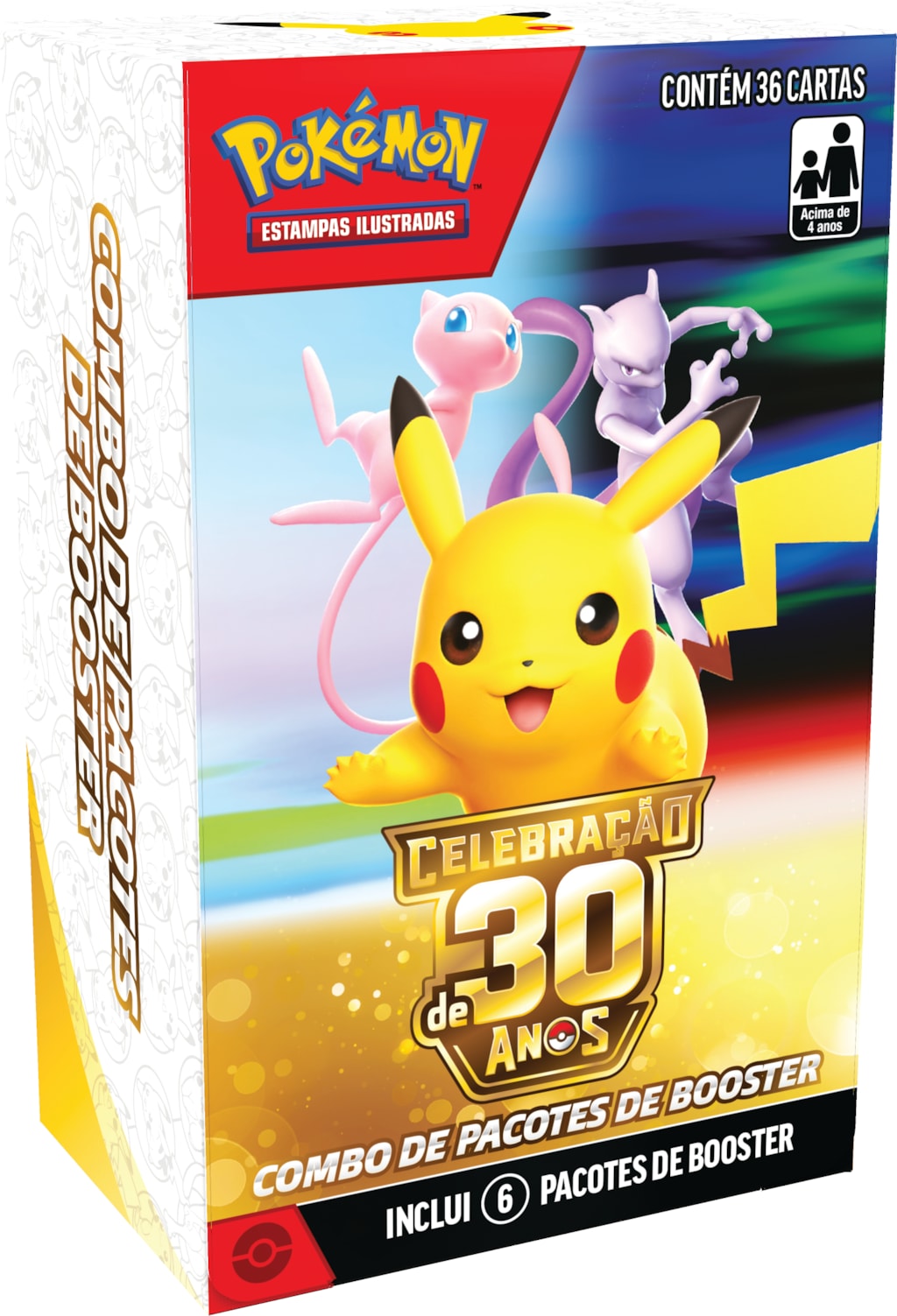 Combo de Boosters - Celebração de 30 Anos - Pokémon TCG - MoxLand