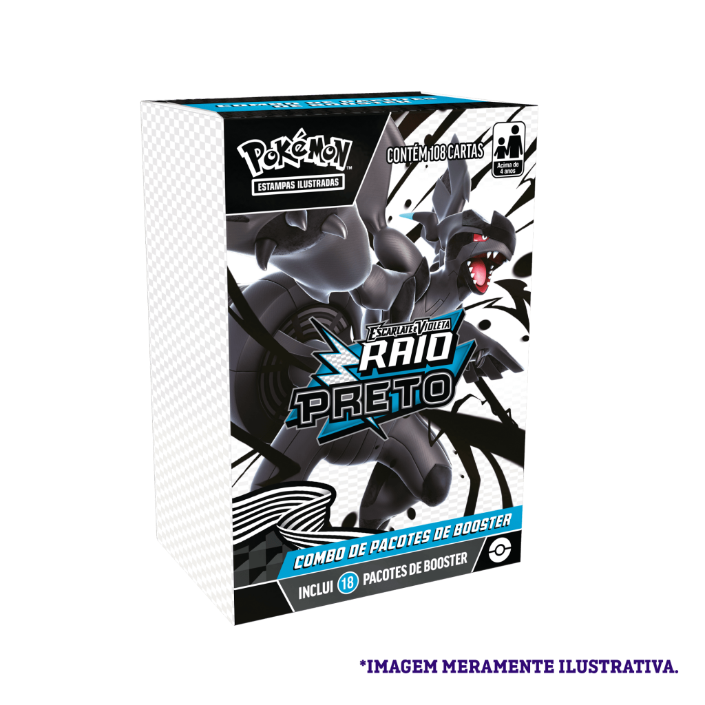 Combo de Boosters - Escarlate e Violeta - Raio Preto - Pokémon TCG - MoxLand