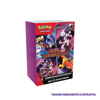 Combo de Boosters - Escarlate e Violeta - Rivais Predestinados - Pokémon TCG - MoxLand