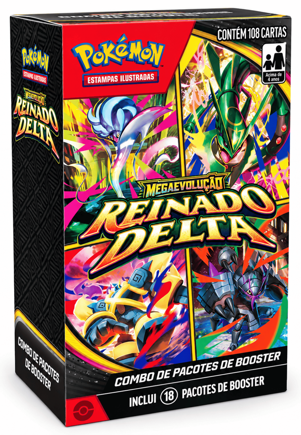 Combo de Boosters - Megaevolução Reinado Delta - Pokémon TCG - MoxLand