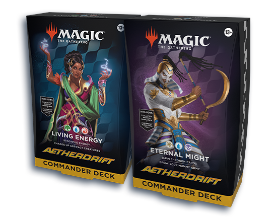 Commander Aetherdrift - 1 Deck de cada - Magic: The Gathering - MoxLand