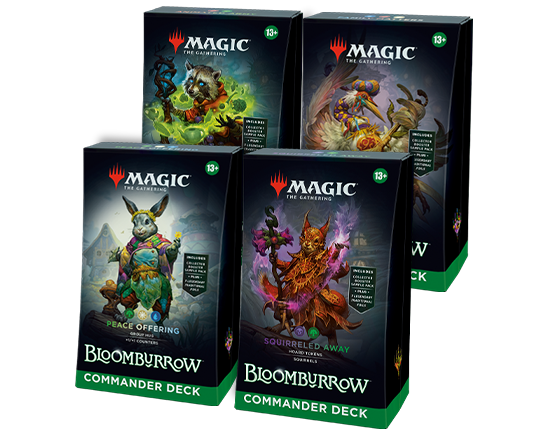 Commander Bloomburrow - 1 Deck de cada - Magic: The Gathering - MoxLand